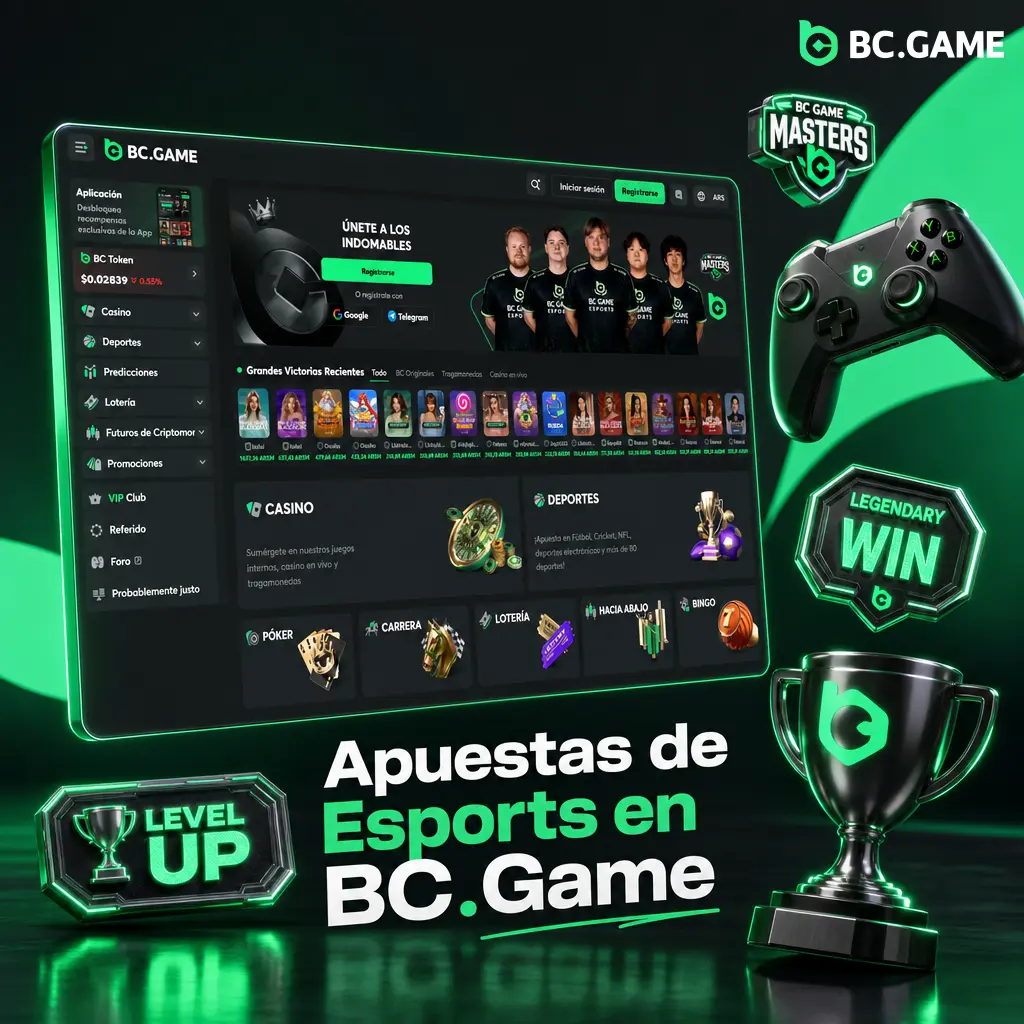 Apuestas de esports en BC.Game: cuotas en vivo para CS2, Dota 2, LoL, Valorant, PUBG Mobile y King of Glory