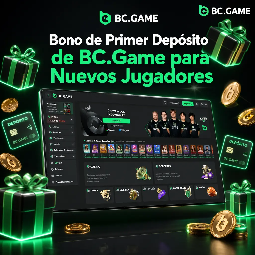 Bono de primer depósito de BC.Game: paquete de bienvenida del 1080% para nuevos jugadores en Argentina