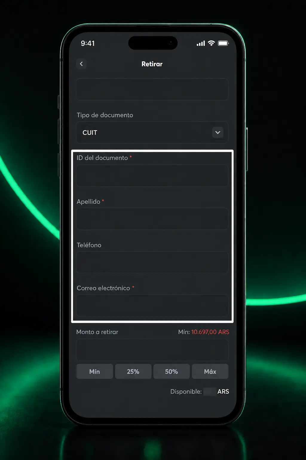 Pasos para retirar ganancias con Claro Pay desde BC.Game: verificación KYC, selección de método y confirmación del monto.