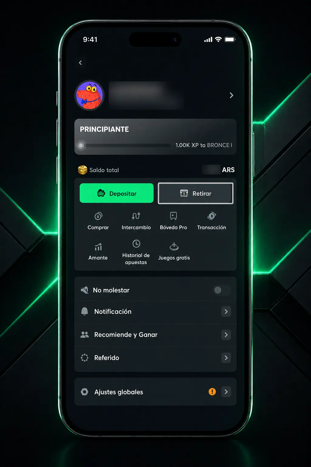 Captura de pantalla mostrando cómo retirar ganancias en ETH (ERC20) desde BC.Game paso a paso