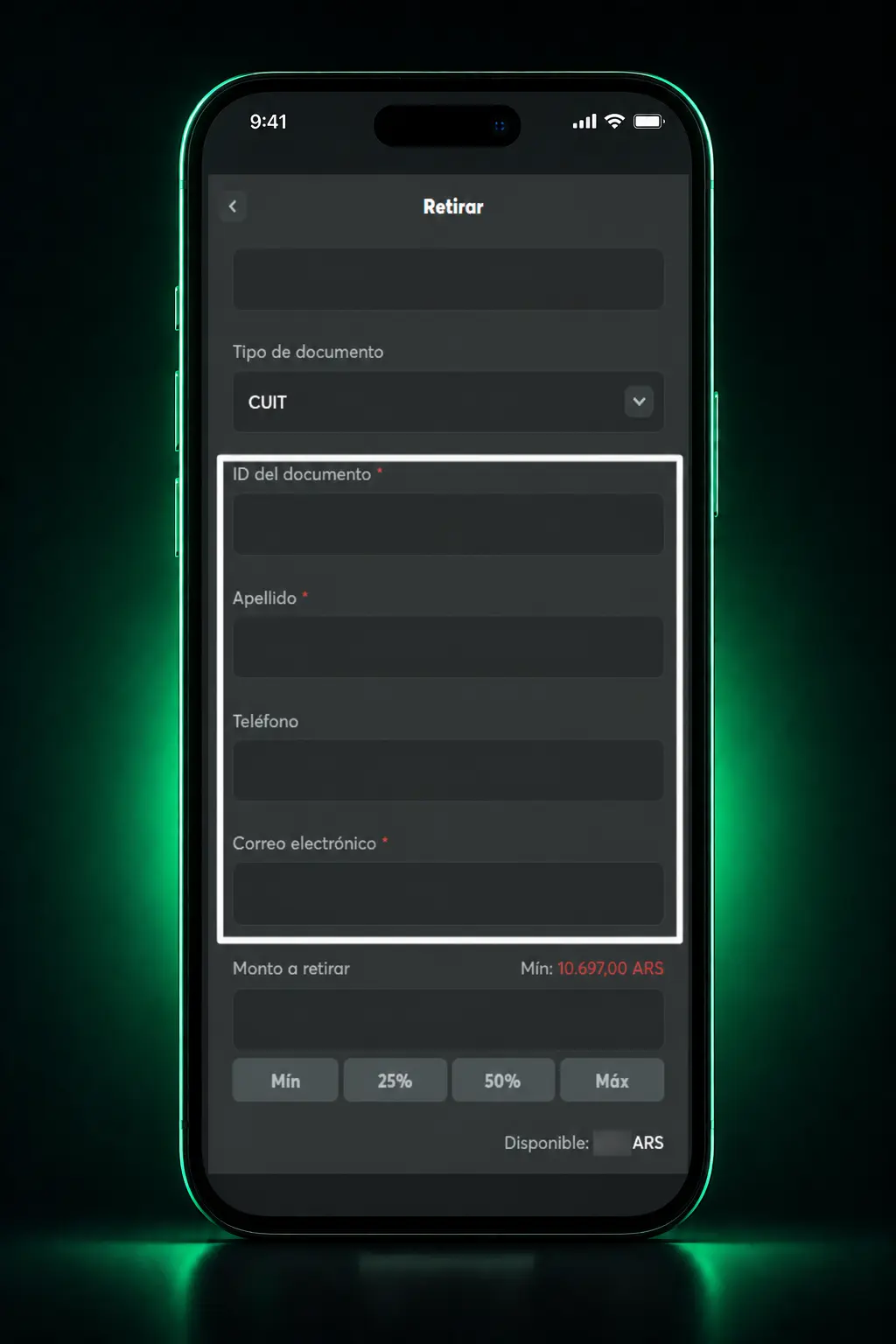 Pasos para retirar ganancias en USDT (TRC20) desde BC.Game: verificación KYC, red TRC20 y monto mínimo de 10 USDT.