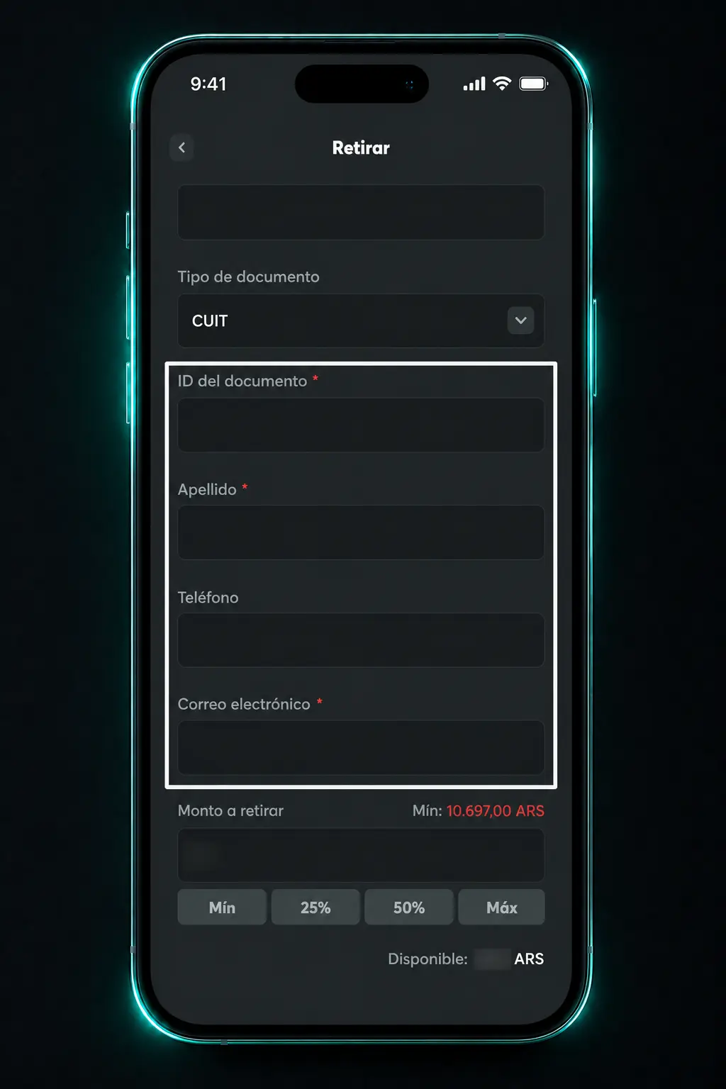Pasos para retirar ganancias por Mercado Pago en BC.Game: verificación KYC, monto mínimo ARS 3.000 y acreditación en 24 horas.