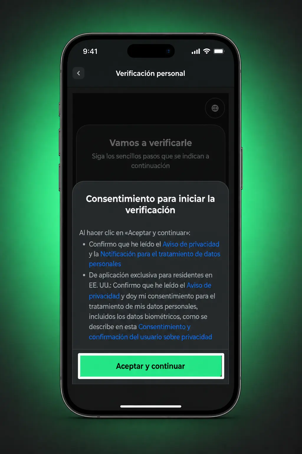Pasos para verificar tu cuenta en BC.Game: subí tu DNI, una selfie con el documento y confirmá tu identidad.