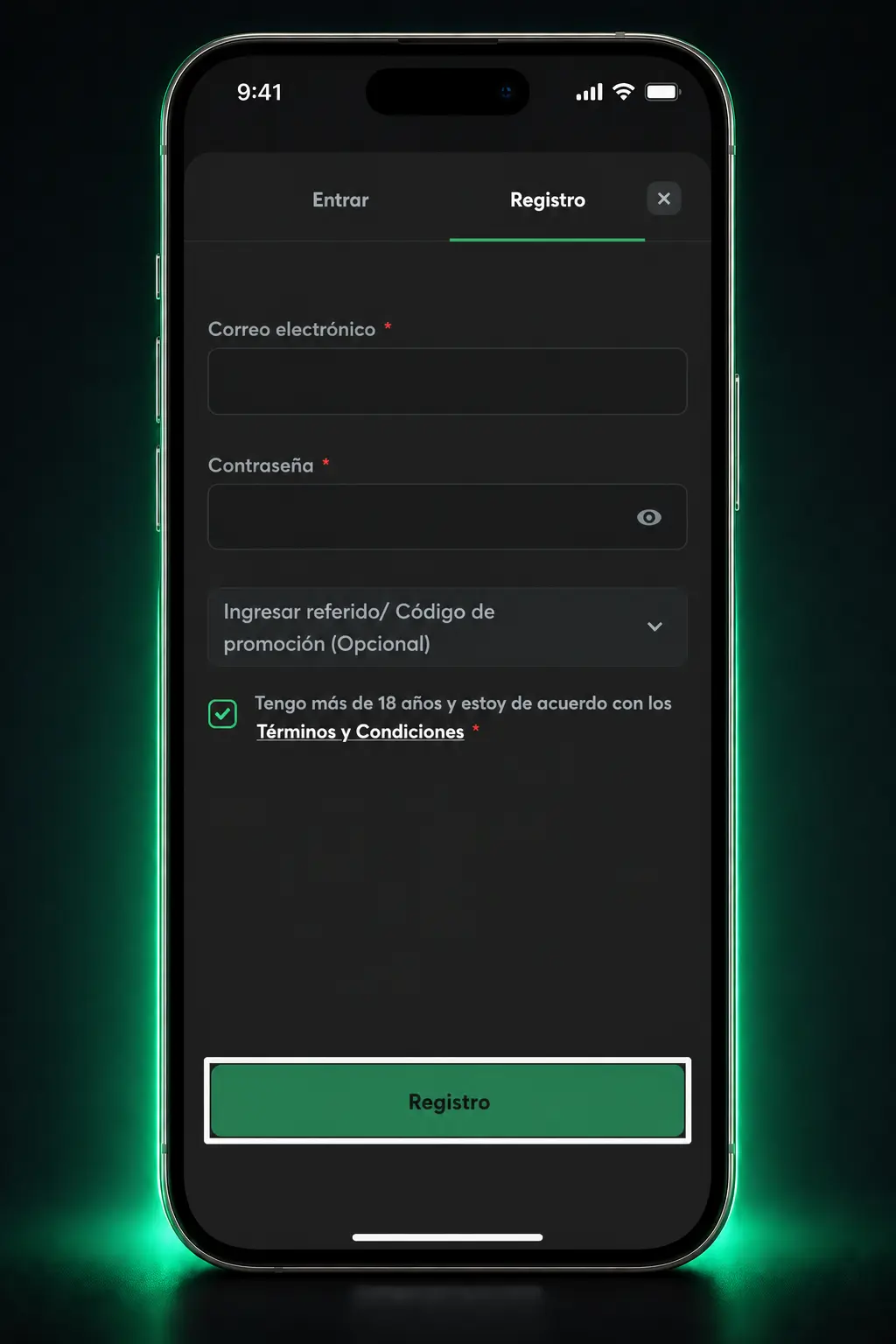 Pasos para registrarte y activar tu bono de bienvenida en BC.Game Casino desde tu celular