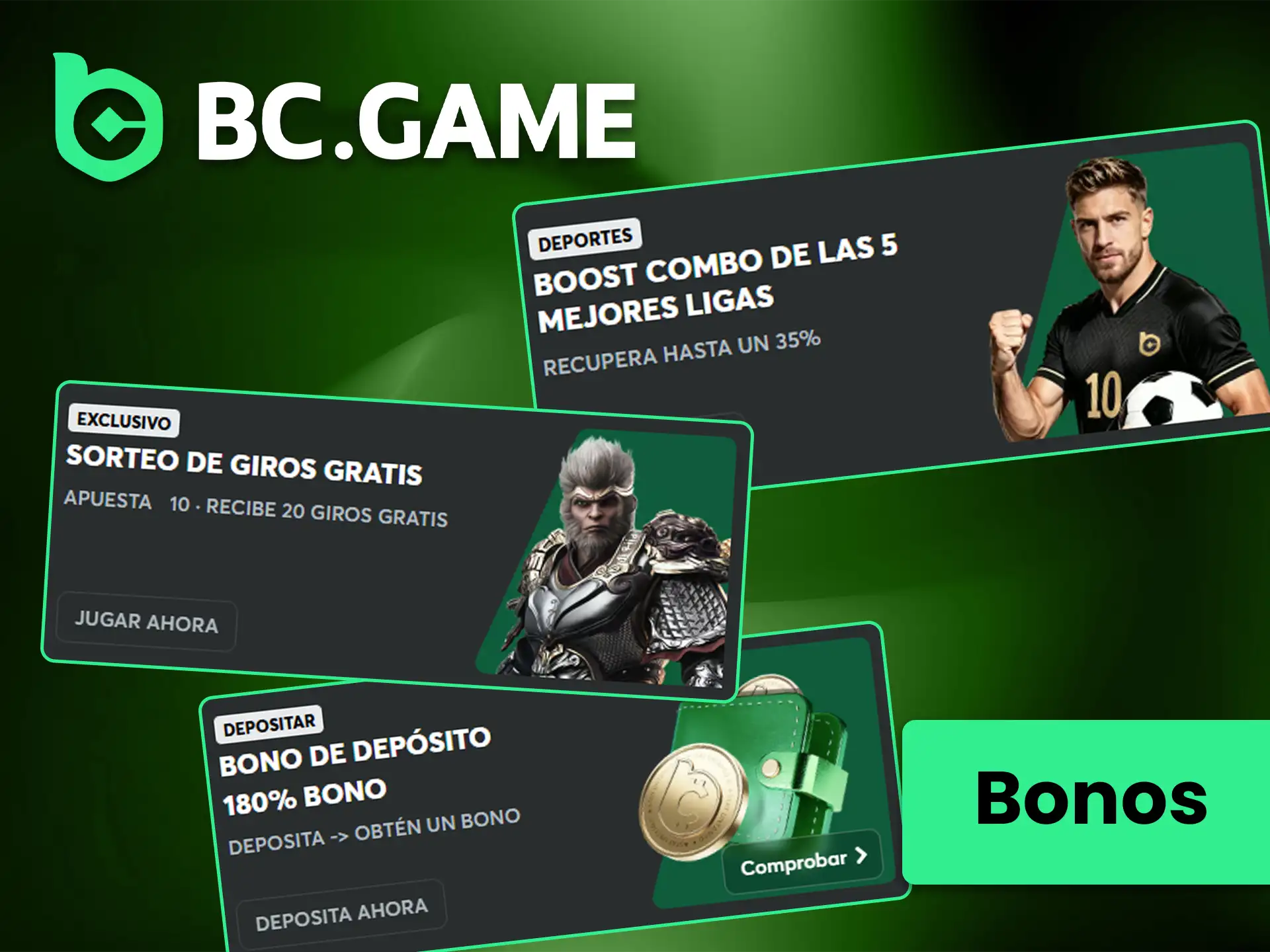 Realiza un depósito y activa los ventajosos bonos de BC Game.