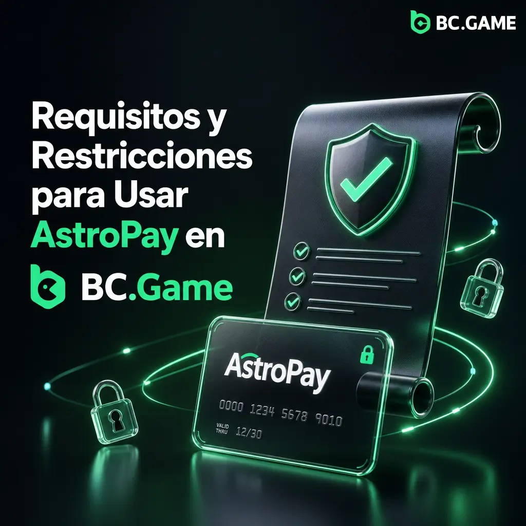 Requisitos y verificación de identidad para usar AstroPay en BC.Game de forma segura y sin restricciones
